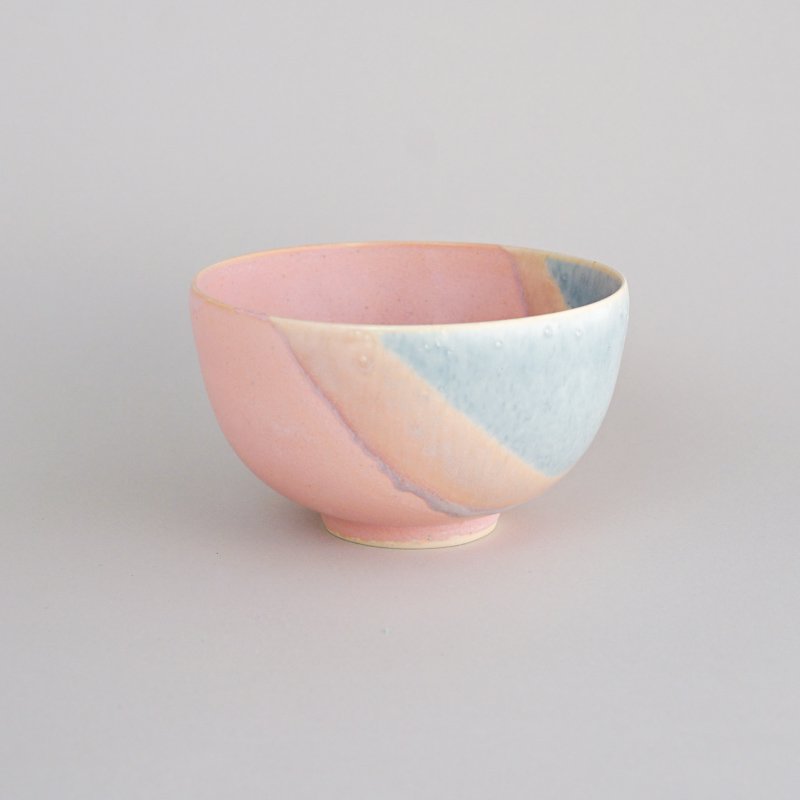  BOWL PINK & BLUE GREY