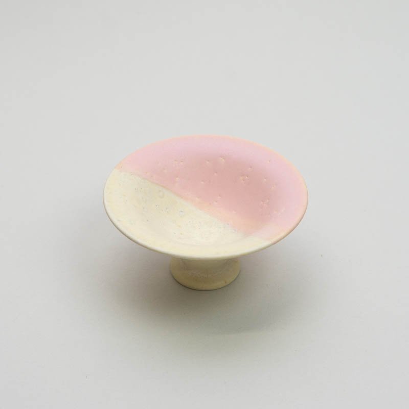 SMALL BOWL PINK & WHITE