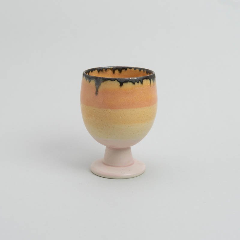  SMALL GOBLET PINK & WHITE