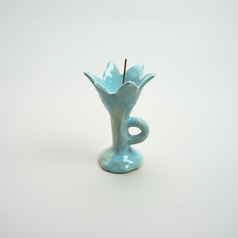  INCENSE FLOWER STAND BLUE