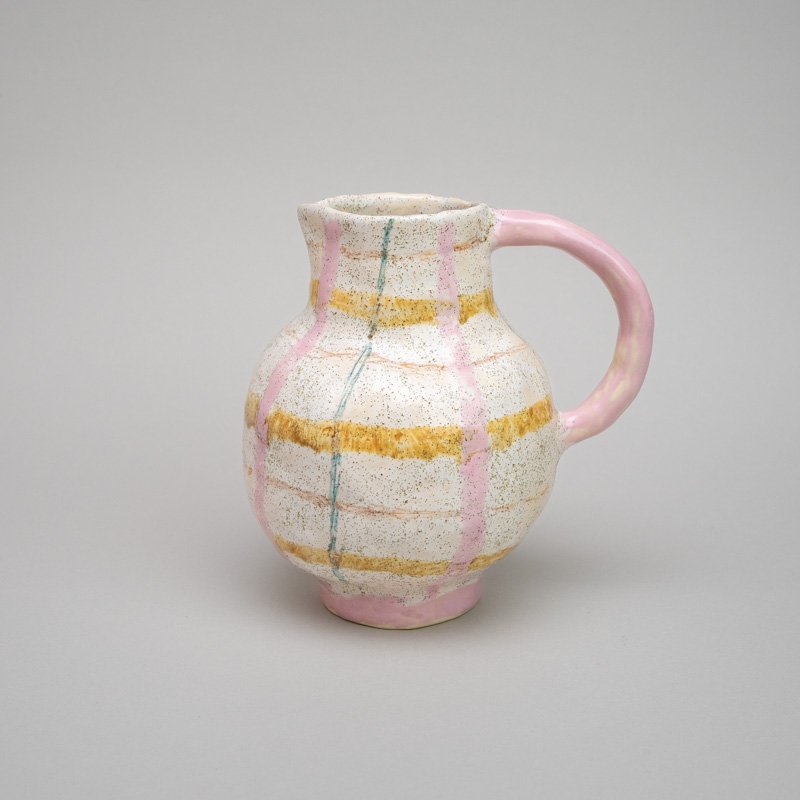  PINK CHECK JUG