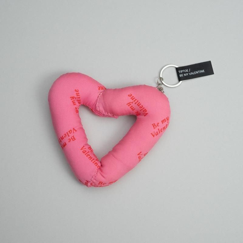  BE MY VALENTINE KEYRING PINK