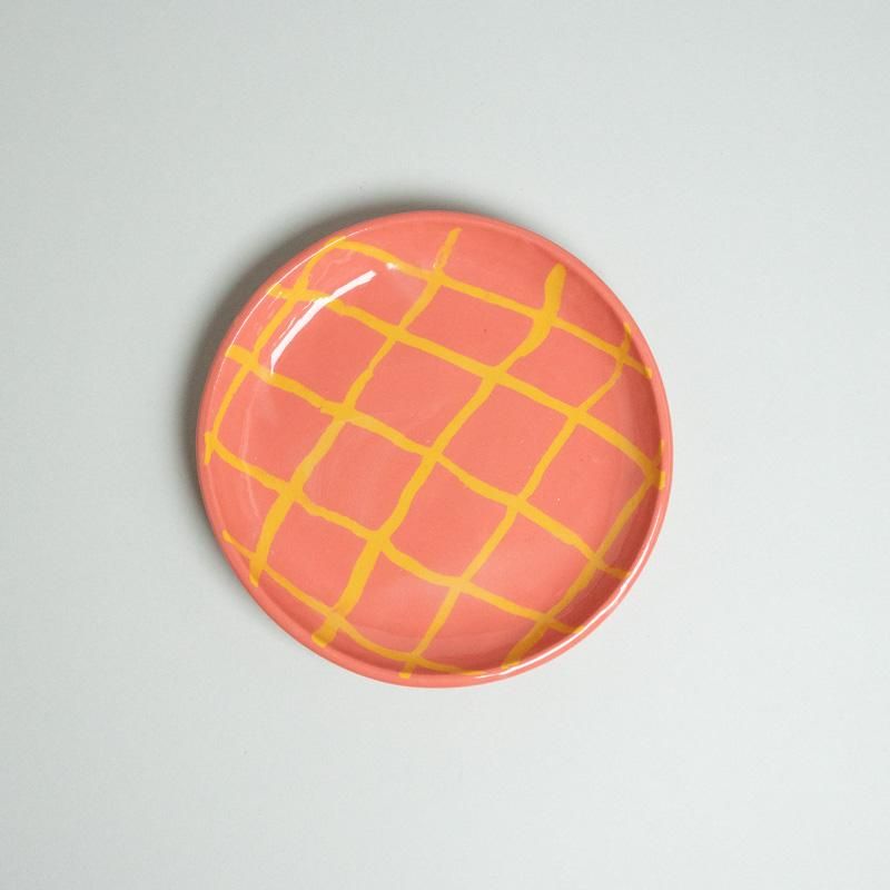  CHECK PLATE PINK & YELLOW
