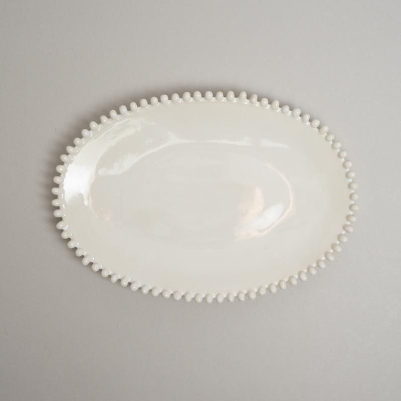  PERLE SMALL OVAL WHITE