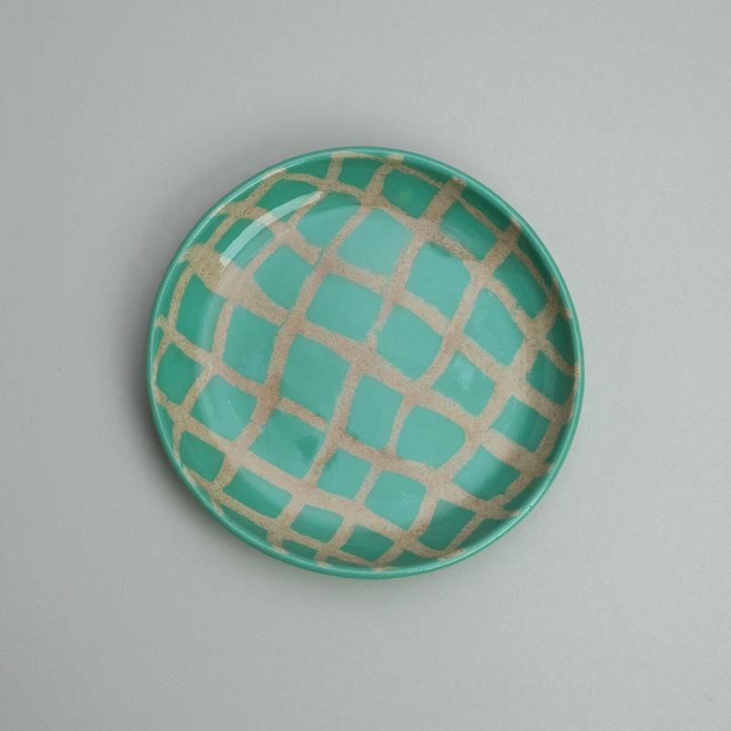  CHECK PLATE GREEN & BEIGE