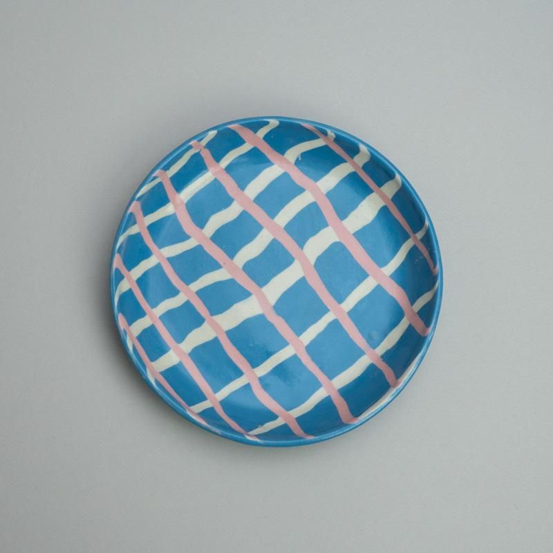  CHECK PLATE BLUE & WHITE