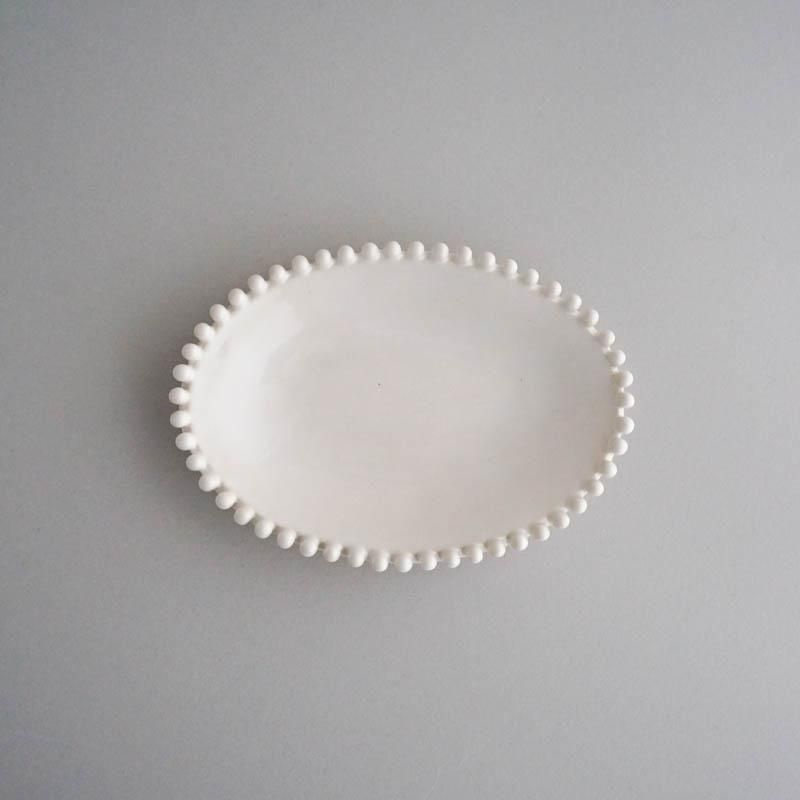  PERLE EXTRA SMALL OVAL WHITE