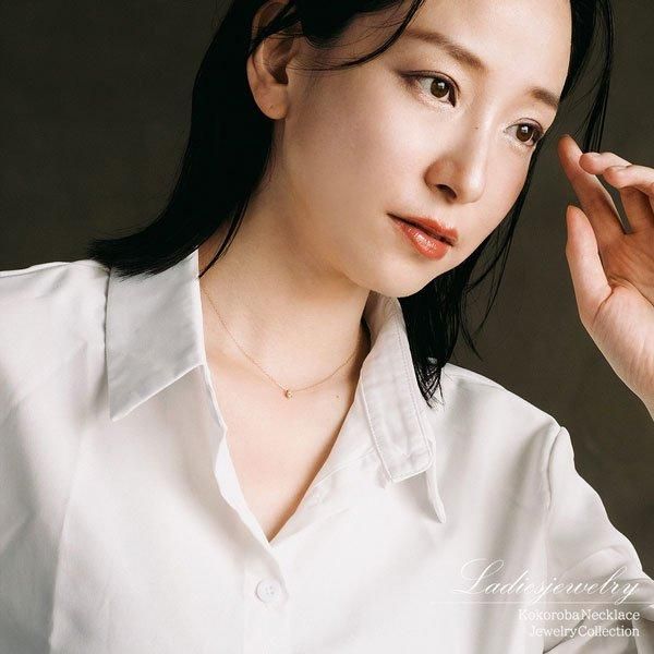 【新品　元値の半額以下】心葉 K10 ダイヤモンドネックレス リボン ゴールド 京都のジュエリーブランド 【心葉】ダイヤモンド リボン 10金