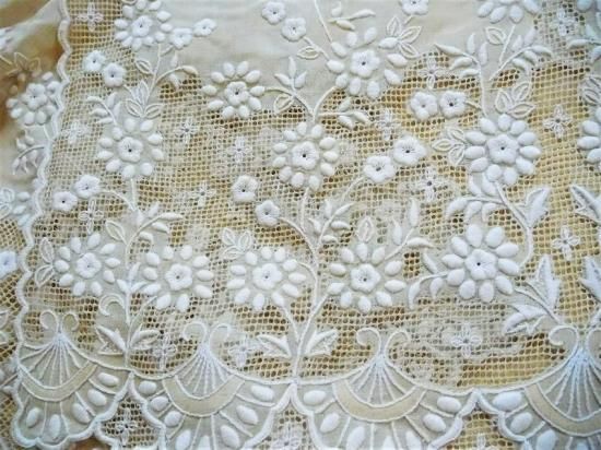 ベルギー ドイリー アンティーク　刺繍 ゴブラン織り　おまけ家具用タッセル ベルギー ドイリー アンティーク 刺繍 ゴブラン織り おまけ家具