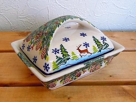 再入荷】【新品】 ポーリッシュポタリー ポーランド食器 バター
