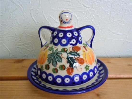 カリヒ チーズレディ 中 「かぼちゃ」 - ポーランド陶器食器専門店