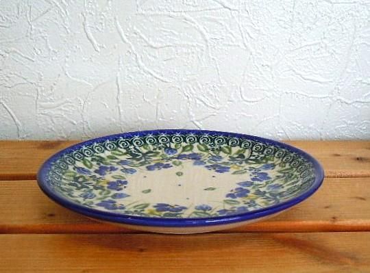 カリヒ デザートプレート 19cm 「すみれ」 - ポーランド陶器食器専門店