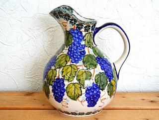 ポーリッシュポタリー3点セット　ぶどう ポーリッシュポタリー3点セット ぶどう