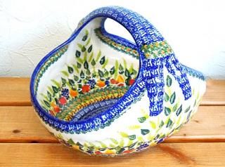 【新品】 ポーリッシュポタリー Moja社 キャンドルハウス ライトおまけ付き キャンドルホルダー・ポーリッシュポタリー(ポーランド食器)