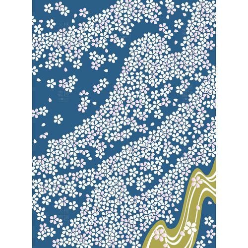 Boro Patchwork Print Sevenberry Japanese Cotton Fabric 88500