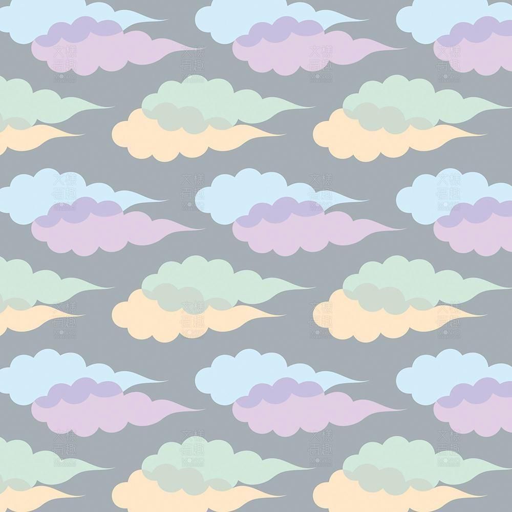 重ね雲 - 伝統文様のデザイン素材なら【文様百趣ONLINE SHOP】