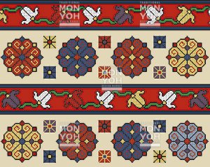 コーカサス地方（コーカサス地方の伝統的絨毯柄） - 伝統文様の