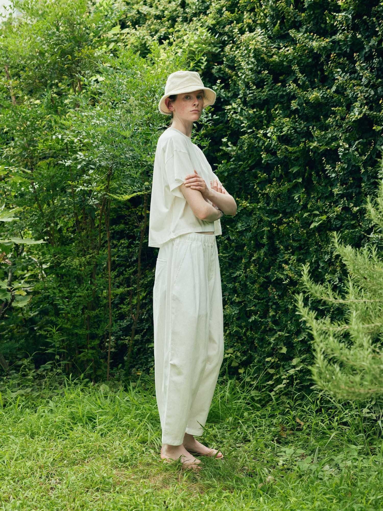 Towel Cloth Wide Tapered Pants (Fresca Broad for Towel Loom)|タオルクロス・ワイドテーパードパンツ