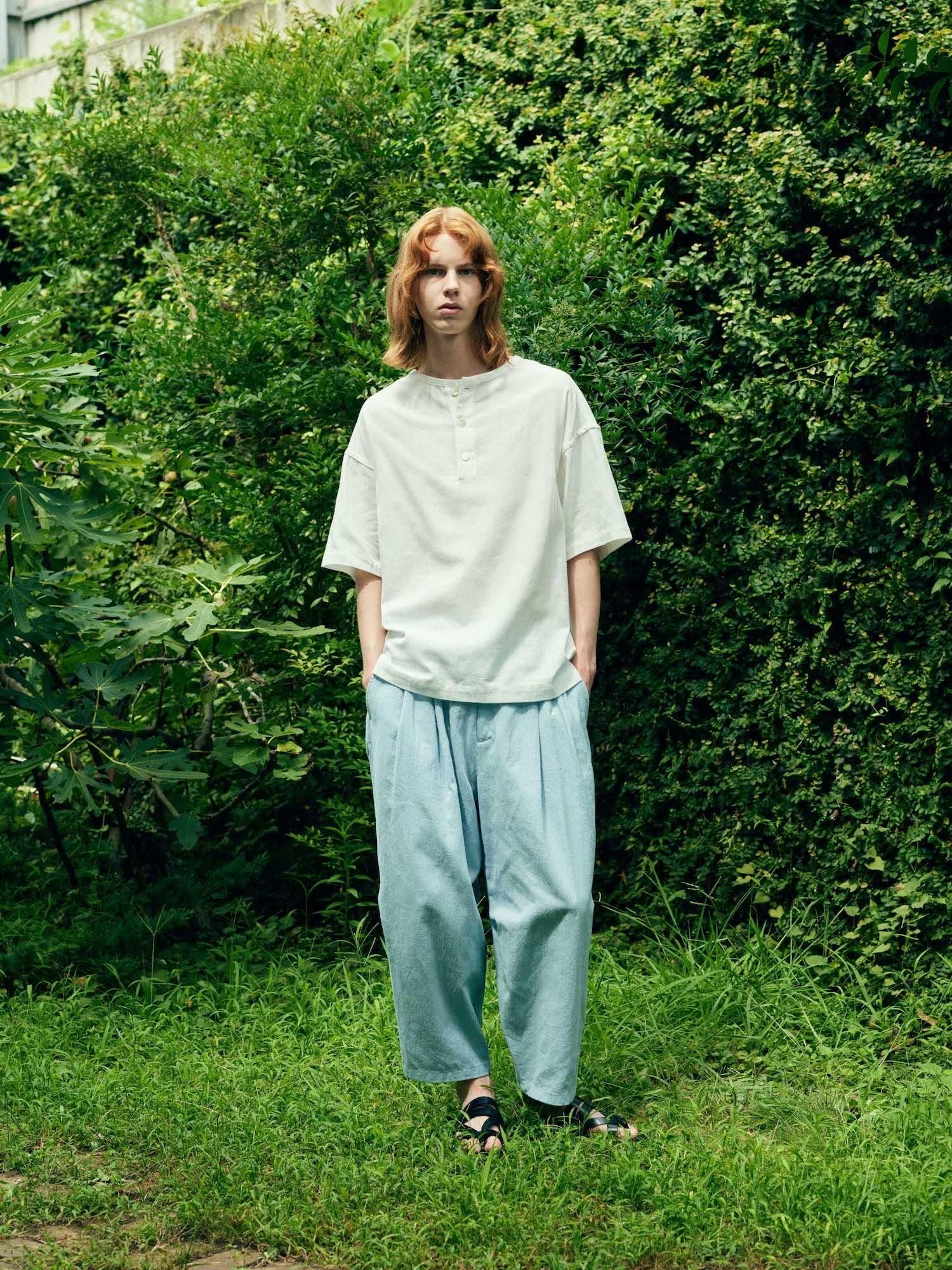 Towel Cloth Wide Tapered Pants (Fresca Broad for Towel Loom)|タオルクロス・ワイドテーパードパンツ