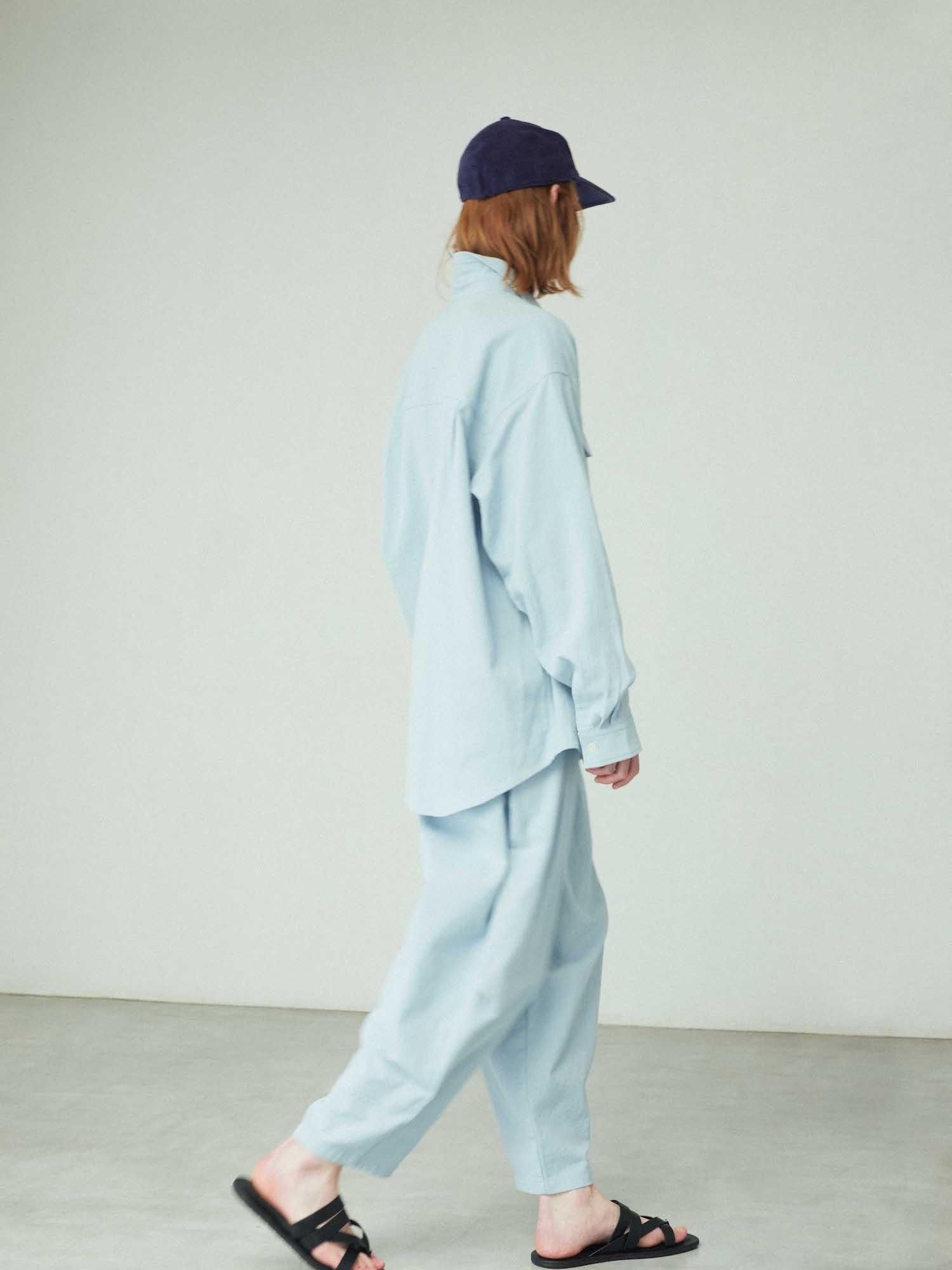 Towel Cloth Wide Tapered Pants (Fresca Broad for Towel Loom)|タオルクロス・ワイドテーパードパンツ