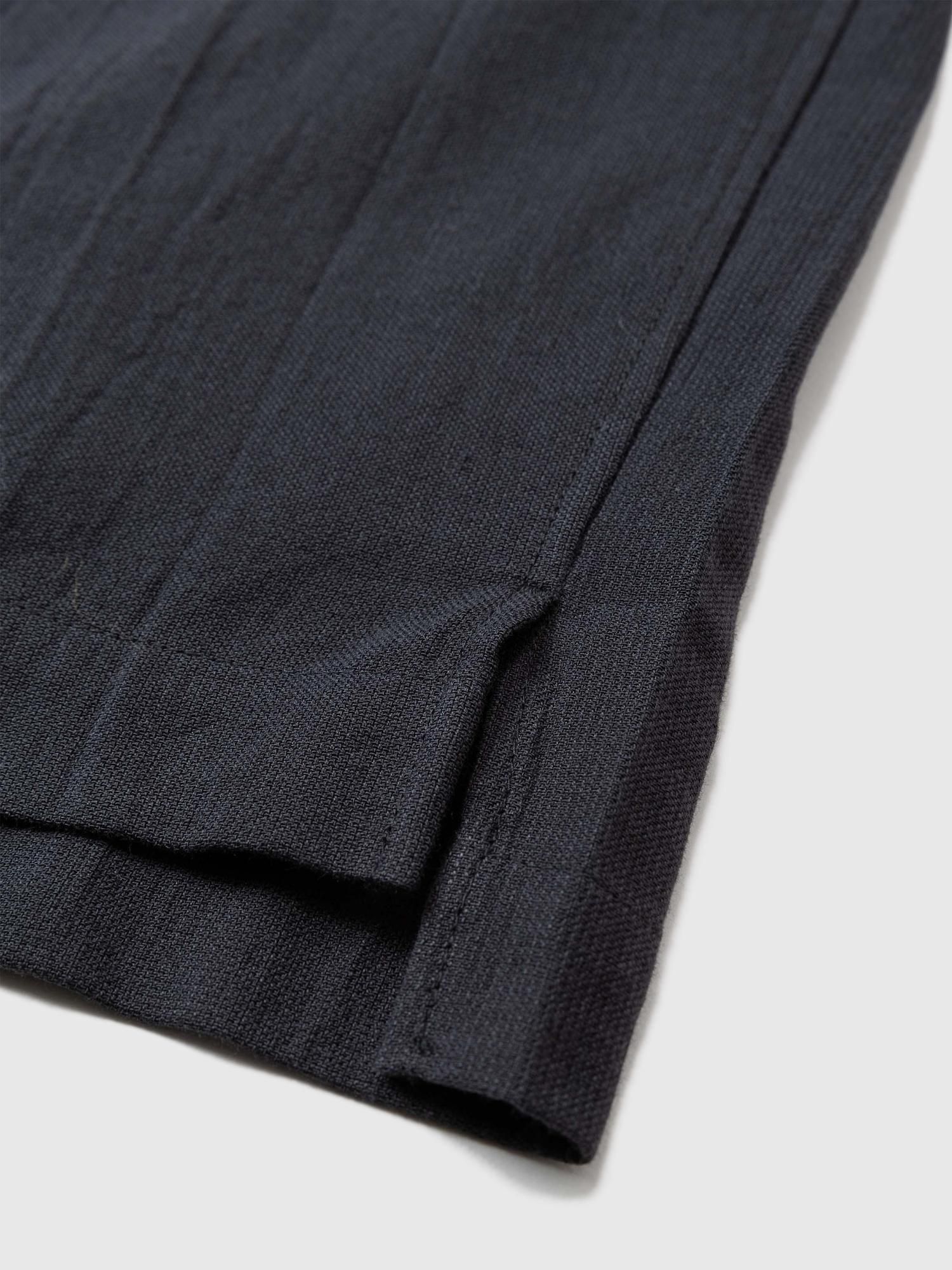Towel Cloth Henly Neck Short Sleeve Shirt (Fresca Broad for Towel Loom)|タオルクロス・ヘンリーネック半袖シャツ