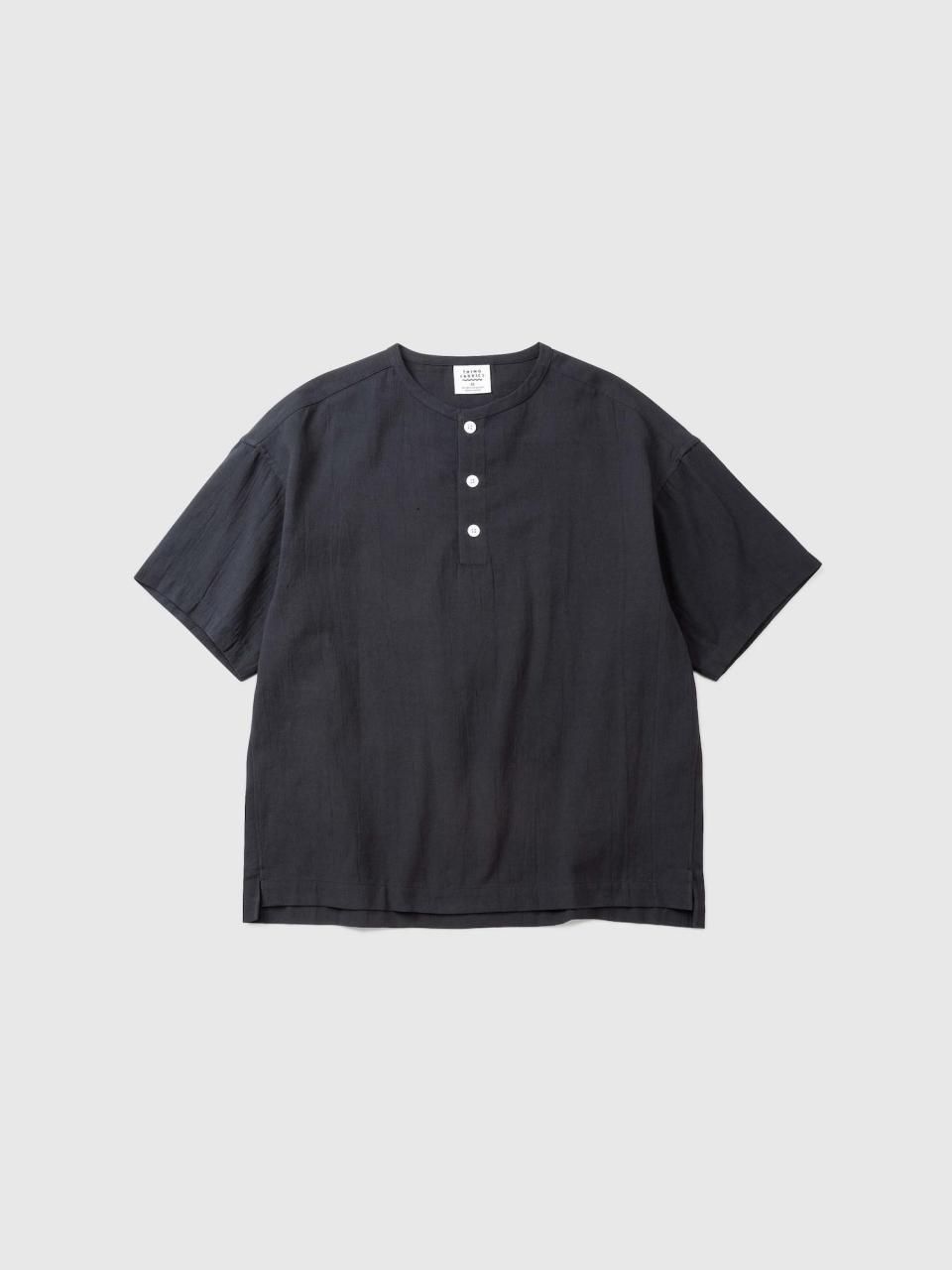 Towel Cloth Henly Neck Short Sleeve Shirt (Fresca Broad for Towel Loom)|륯إ꡼ͥåȾµ