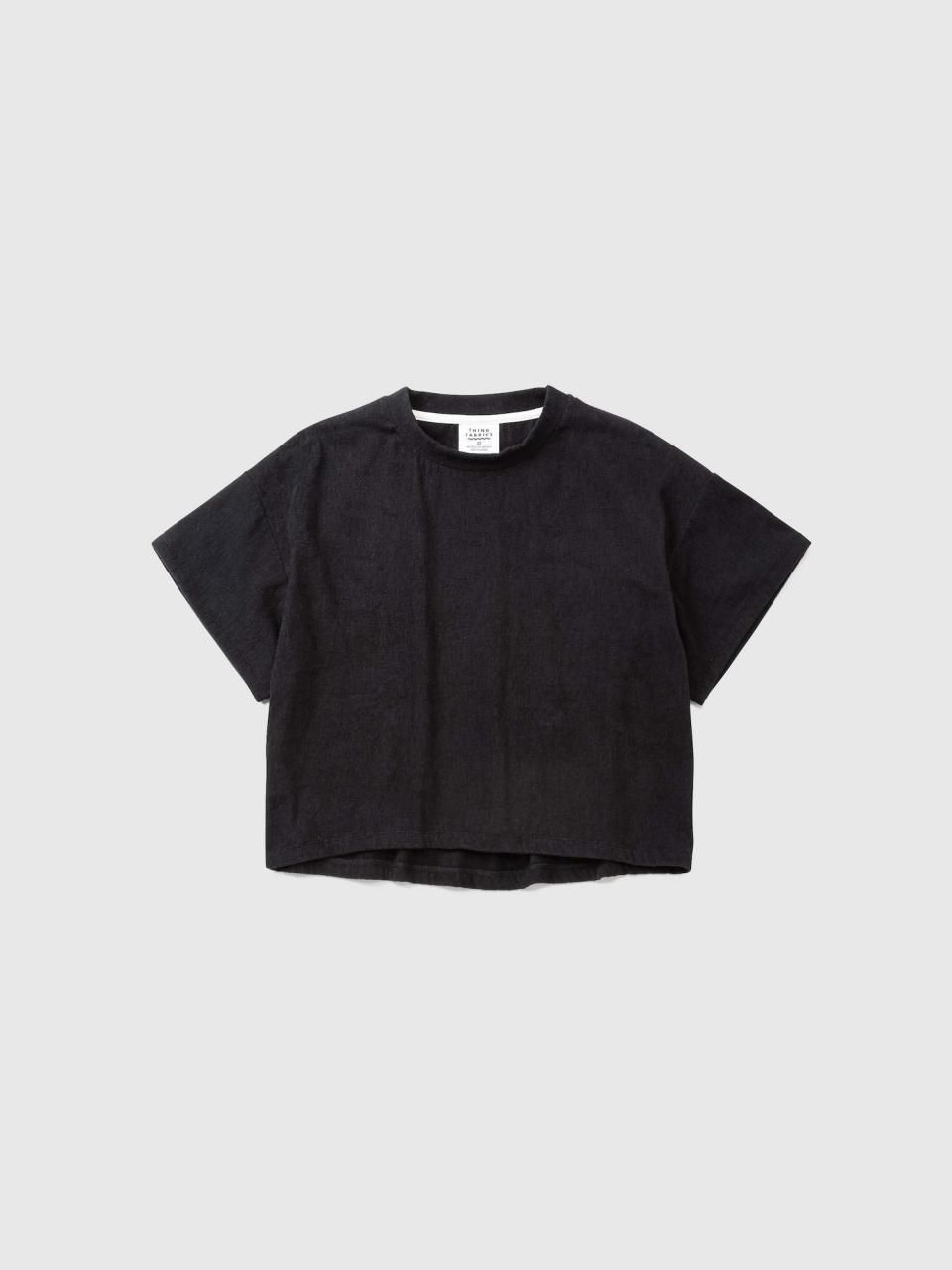 1mm Pile Cropped Length T-Shirt|1ߥѥ롦åץT
