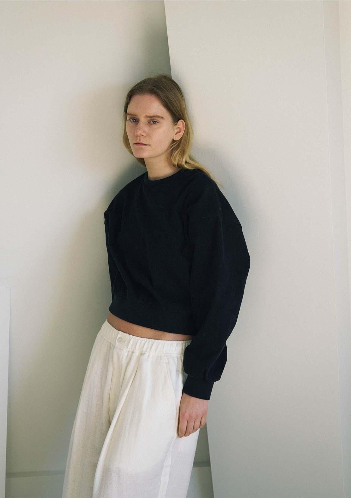 1mm Pile Cropped Long sleeve T-Shirt|1ミリパイル・クロップドロングスリーブTシャツ