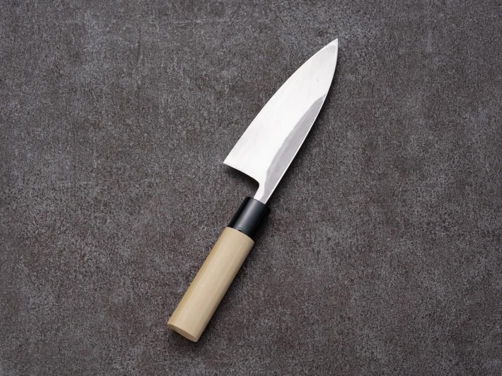 ふくべ黒打ち出刃包丁 135mm - ≪能登包丁通販≫ 明治四十一年 ふくべ黒打ち出刃包丁 135mm - ≪能登包丁通販≫ 明治四十一年