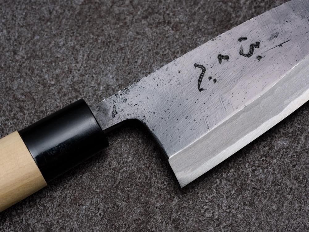 ふくべ黒打ち出刃包丁 135mm - ≪能登包丁通販≫ 明治四十一年 ふくべ黒打ち出刃包丁 135mm - ≪能登包丁通販≫ 明治四十一年