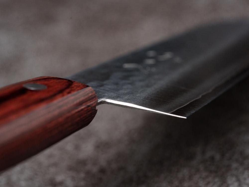 ふくべ三徳包丁 170mm | 槌目仕上げ - ≪能登包丁通販≫ 明治四十一年