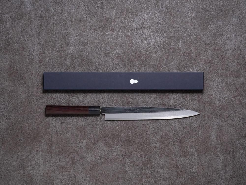 ふくべ柳刃包丁240mm | 高級積層 - ≪能登包丁通販≫ 明治四十一