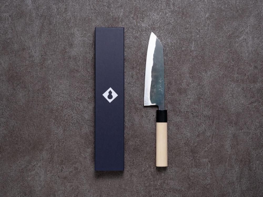 ふくべ黒打ち三徳包丁|170mm - ≪能登包丁通販≫ 明治四十一年
