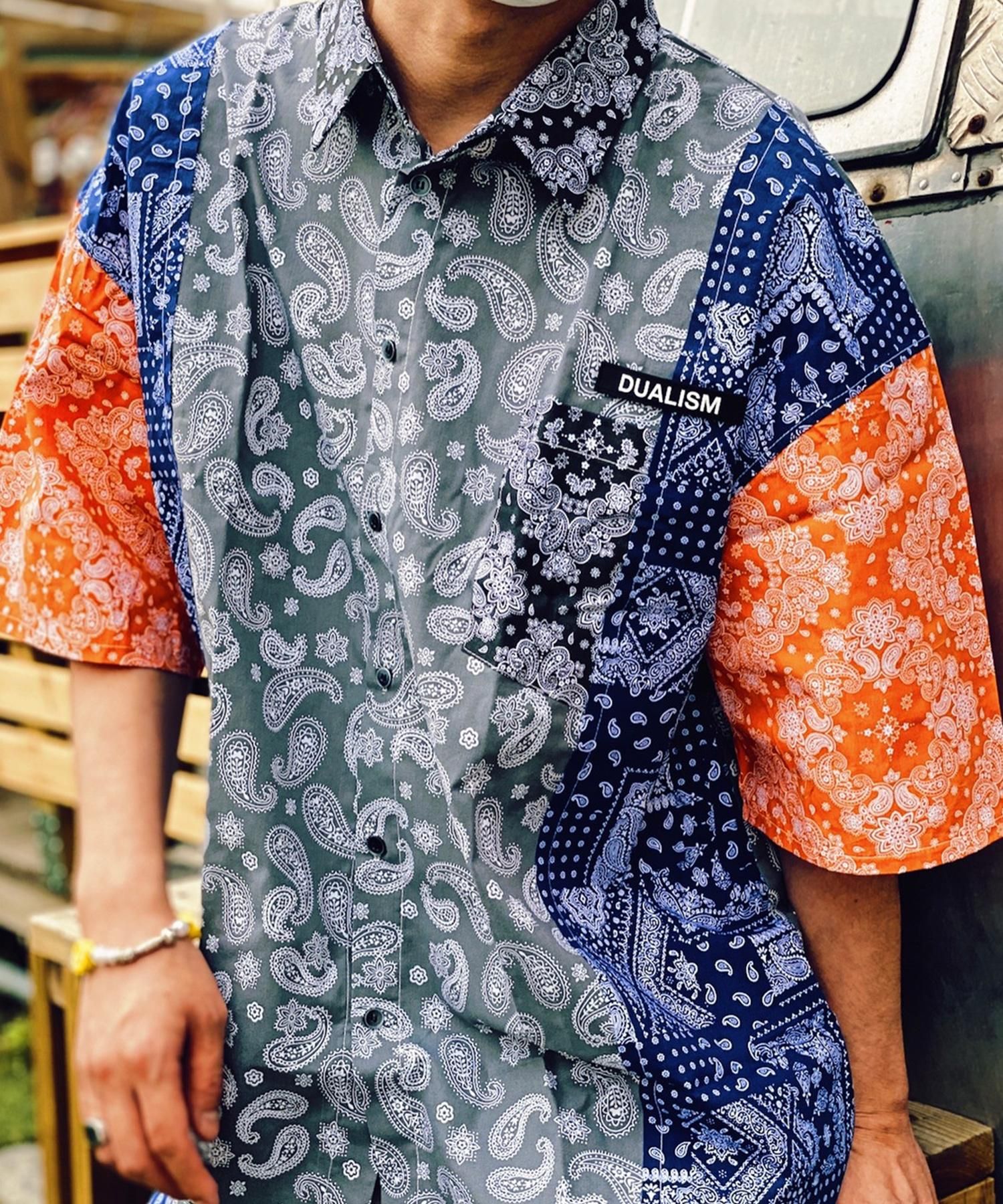 DUALISM/DLSM(デュアリズム) シャツ PAISLEY MULTI BIG