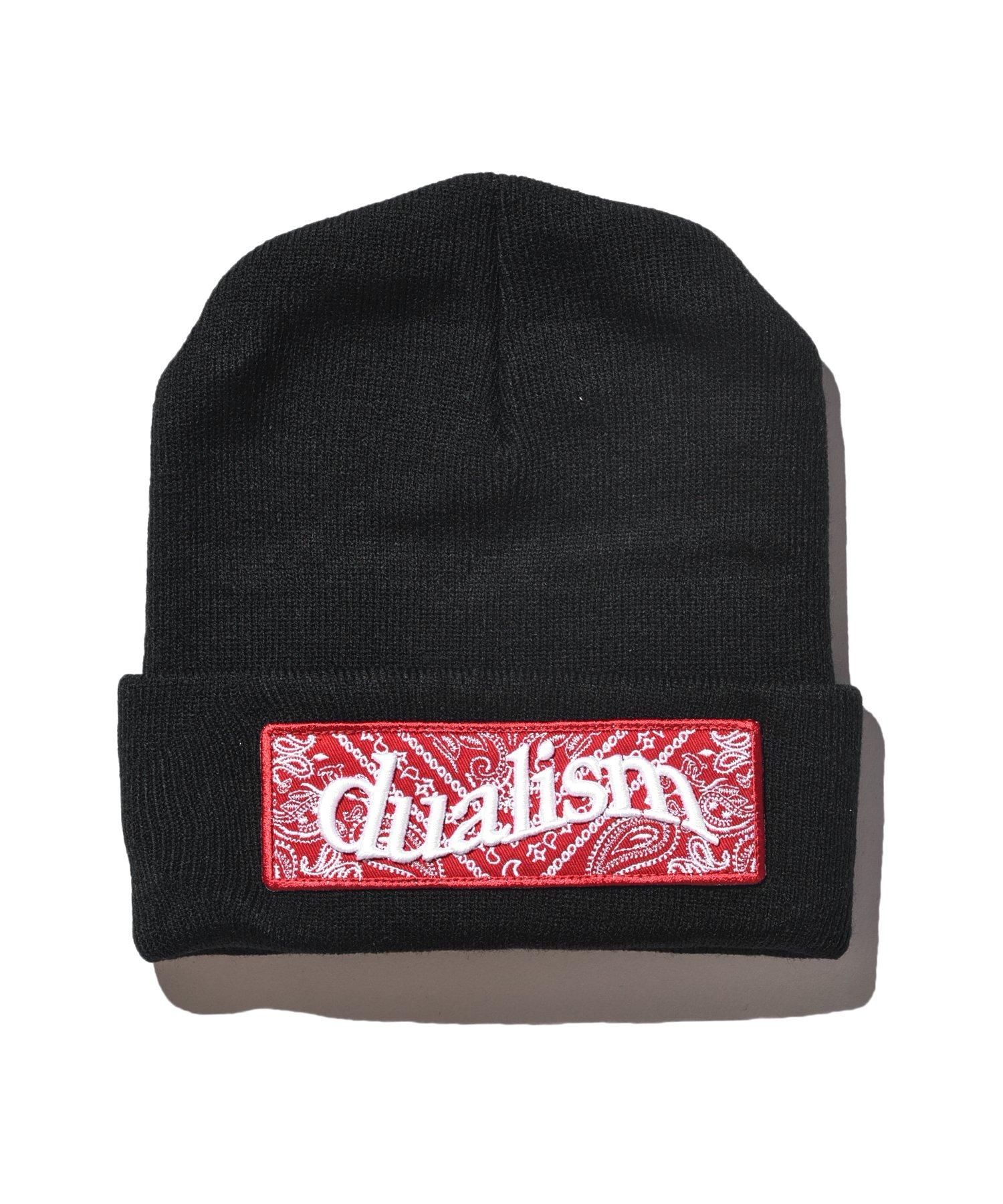 DUALISM/DLSM(デュアリズム) ニットビーニー DUALISM PAISLEY BOX LOGO