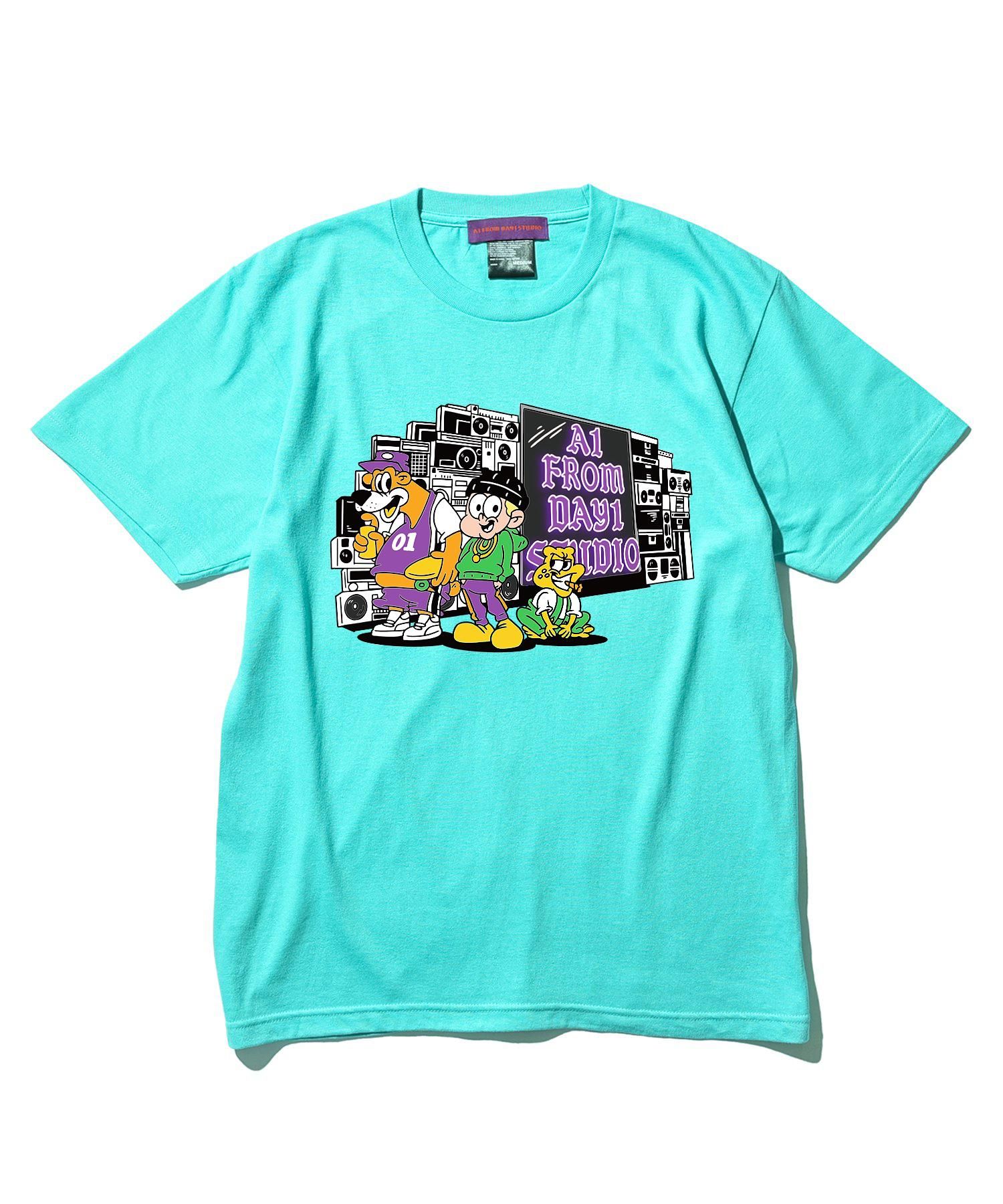 ALLDAY PROJECT ADP cartoon ver. Tシャツ　カラー ALLDAY PROJECT ADP cartoon ver. Tシャツ カラー ARTIST