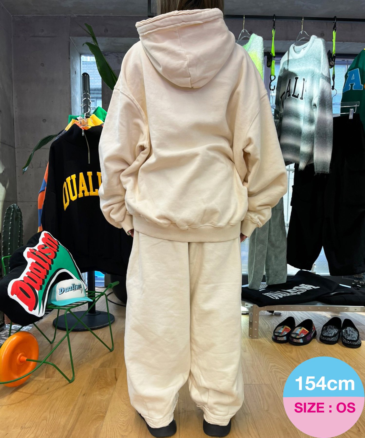 DUALISM/DLSM(デュアリズム) セットアップ SMILE NOW COMBO HOODIE