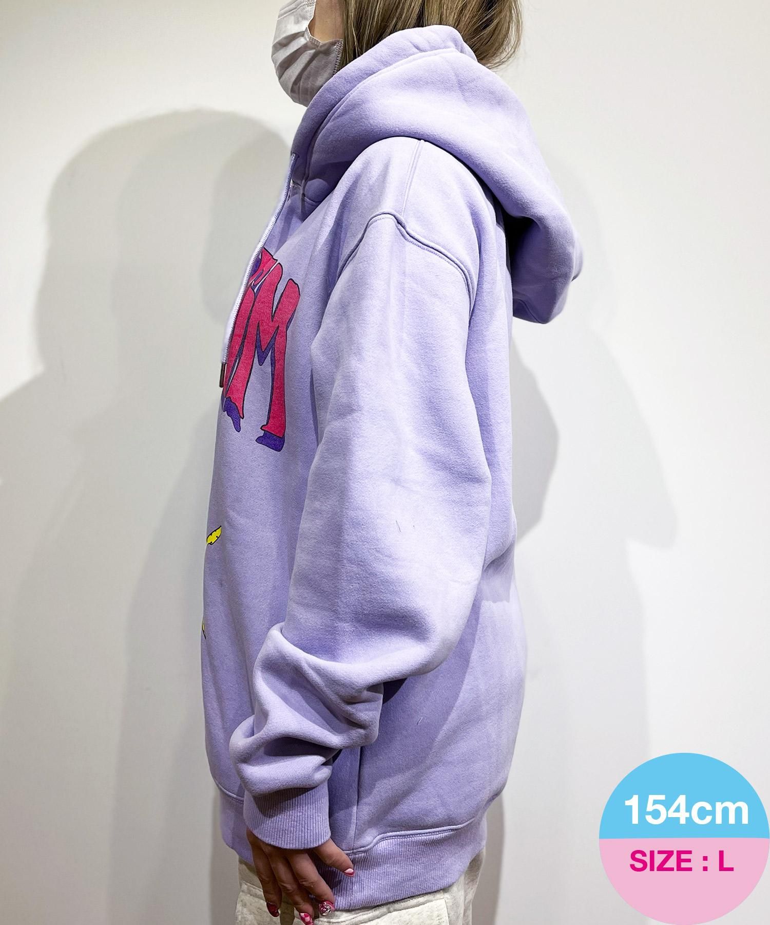 DUALISM/DLSM(デュアリズム) フードパーカー SUCK LOGO HALF ZIP
