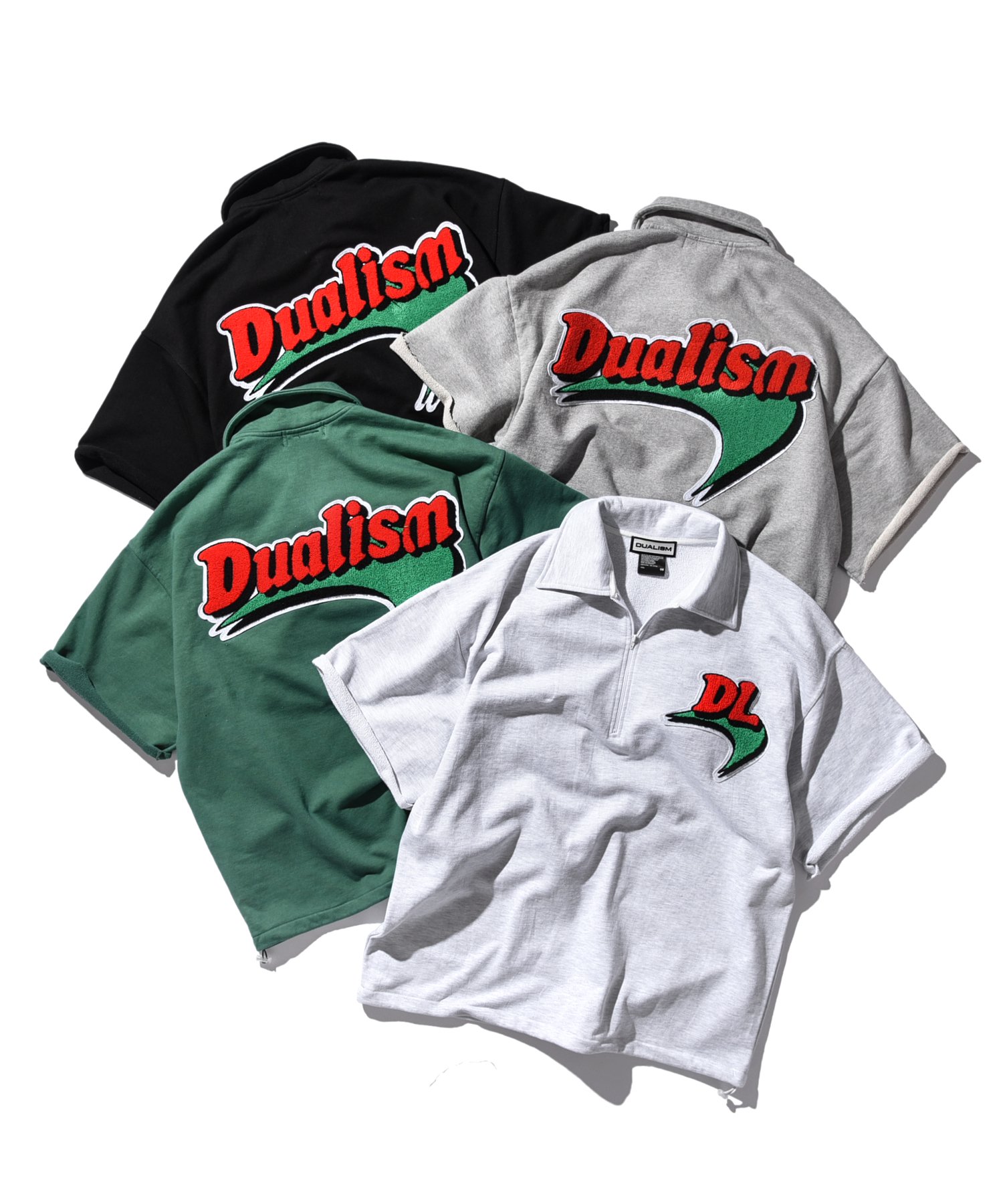 DUALISM/DLSM(デュアリズム) ポロシャツ BOOMERANG HALF ZIP S/S POLO SHIRT 公式通販サイト |  DUALISM/DLSM公式通販サイト