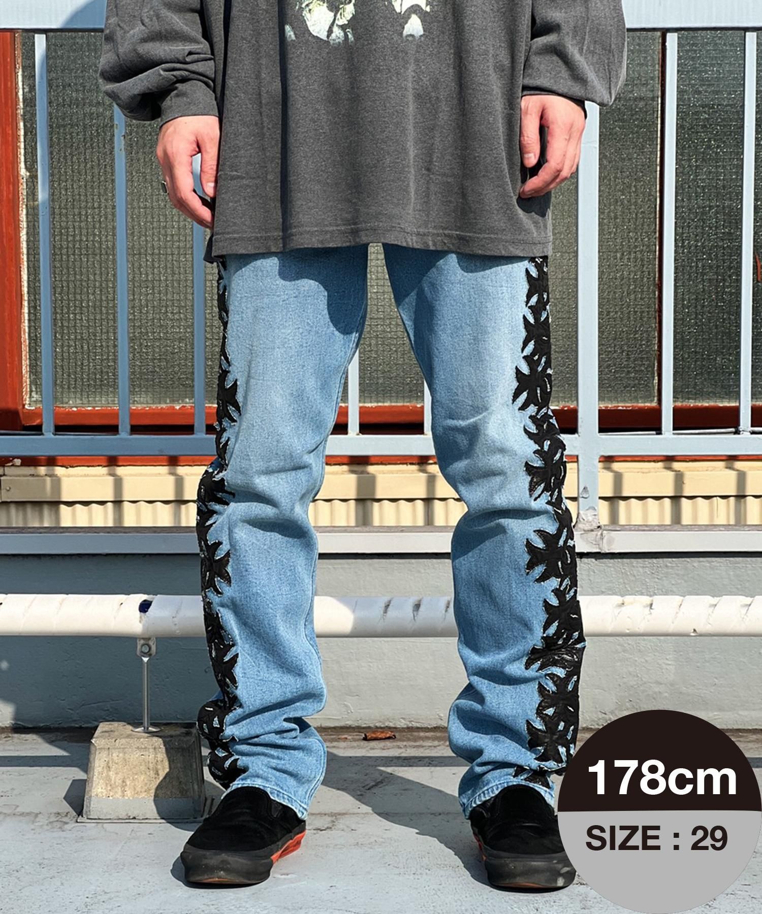 DUALISM/DLSM(デュアリズム)デニム TRIVAL CROSS PATCH DENIM PANTS 公式通販サイト | DUALISM 公式通販サイト DUALISM/DLSM(デュアリズム)デニム TRIVAL CROSS PATCH DENIM PANTS 公式通販サイト | DUALISM 公式通販サイト