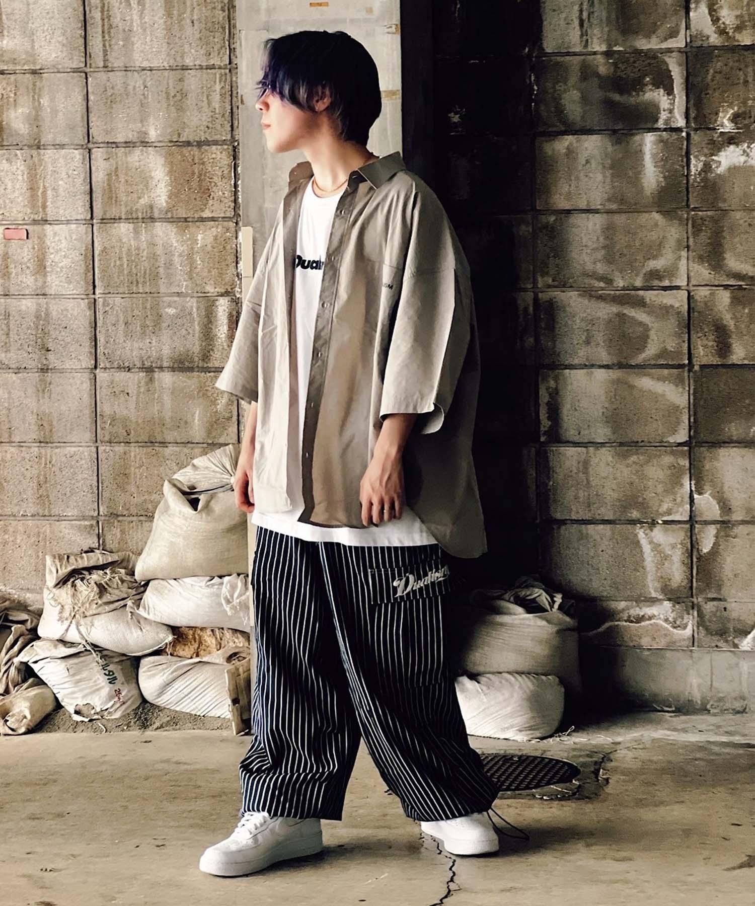 取扱店舗限定アイテム dualism ストライプ パンツ カーゴ バルーン