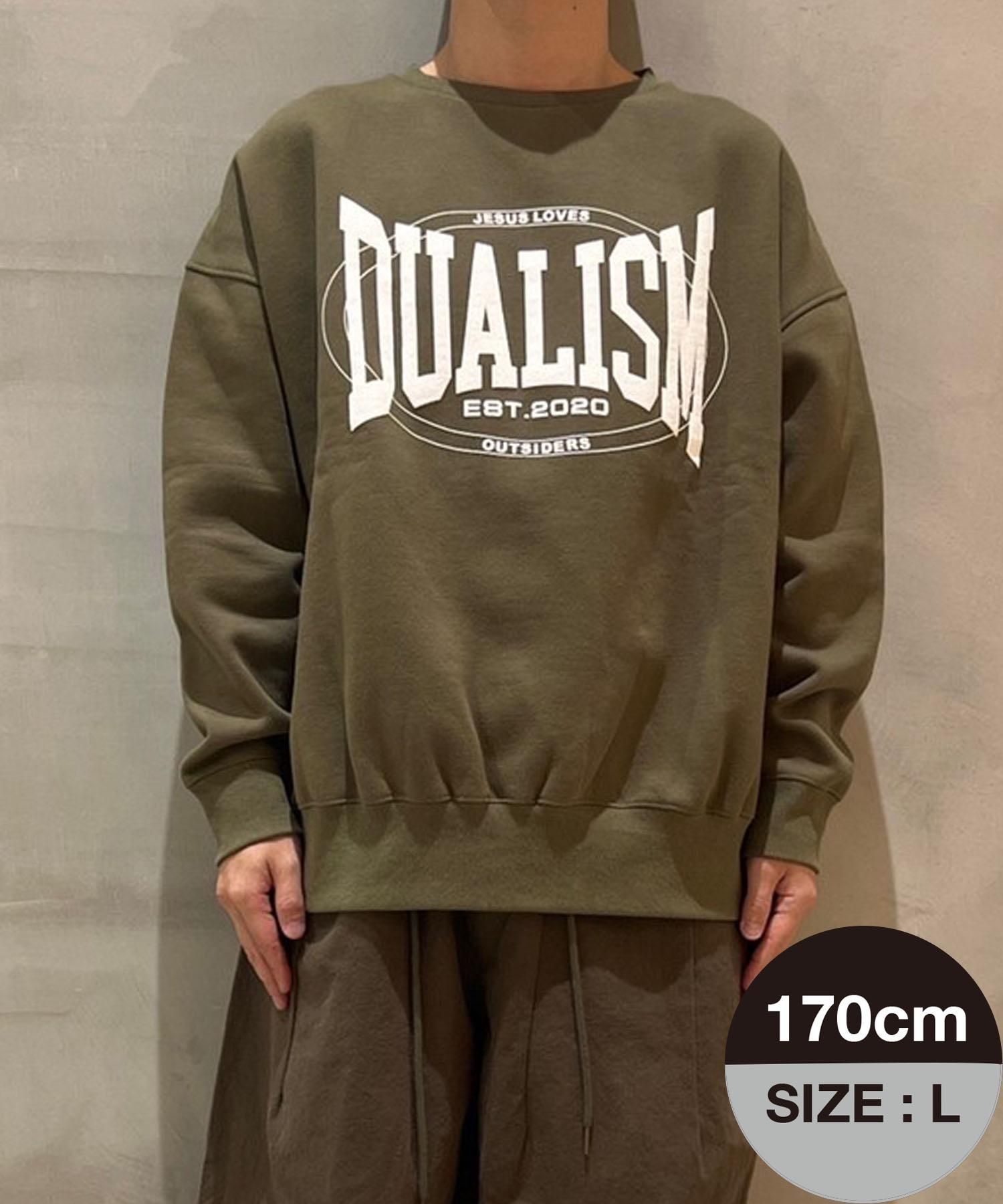 DUALISM/DLSM(デュアリズム) クルーネック PIGMENT SPLASHED