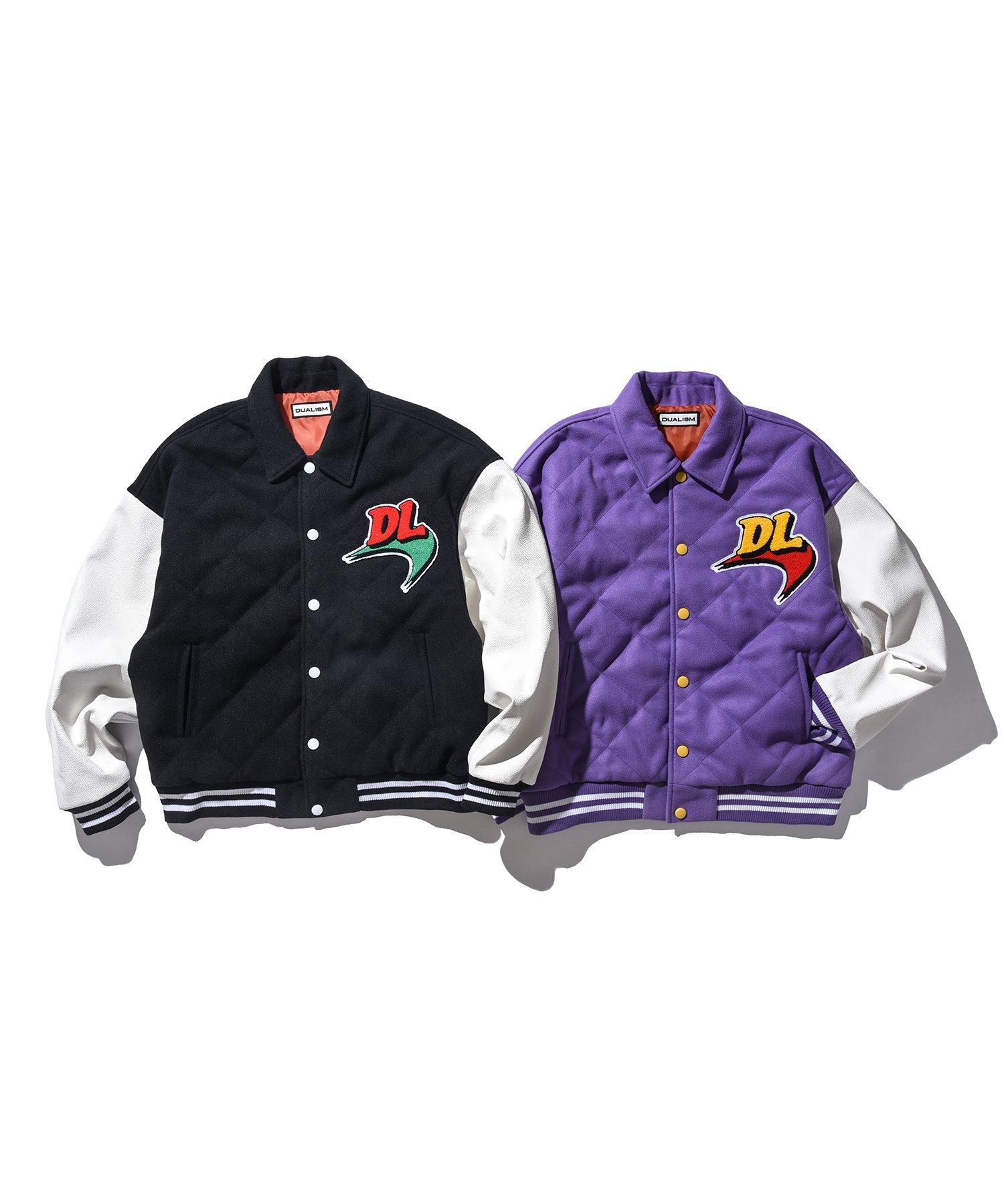 DUALISM/DLSM(デュアリズム) スタジャン BOOMERANG LOGO COLLAR STADIUM JACKET 公式通販サイト |  DUALISM公式通販サイト