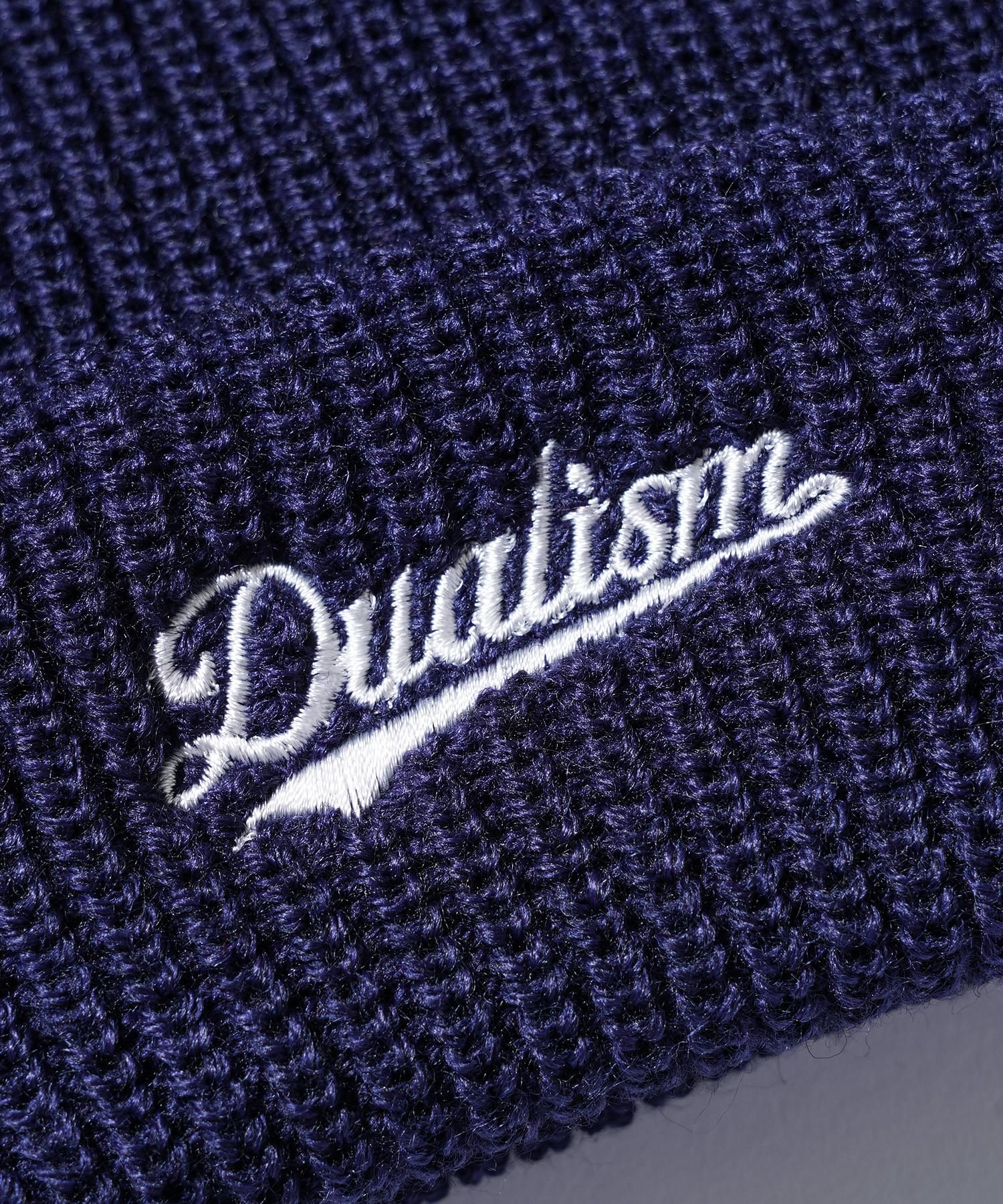 DUALISM/DLSM(デュアリズム)ニットキャップ SCRIPT LOGO KNIT CAP 公式