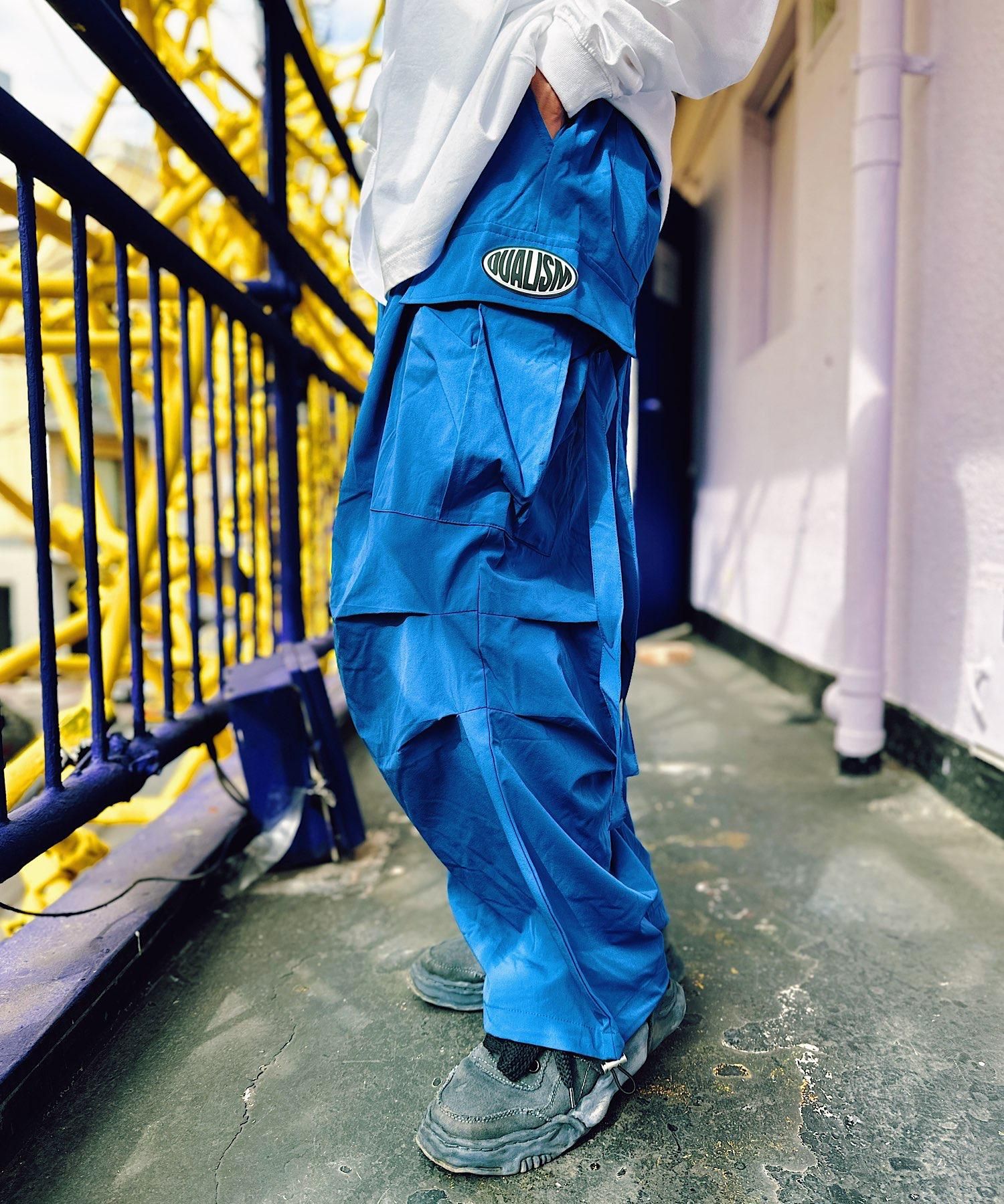 取扱店舗限定アイテム dualism ストライプ パンツ カーゴ バルーン