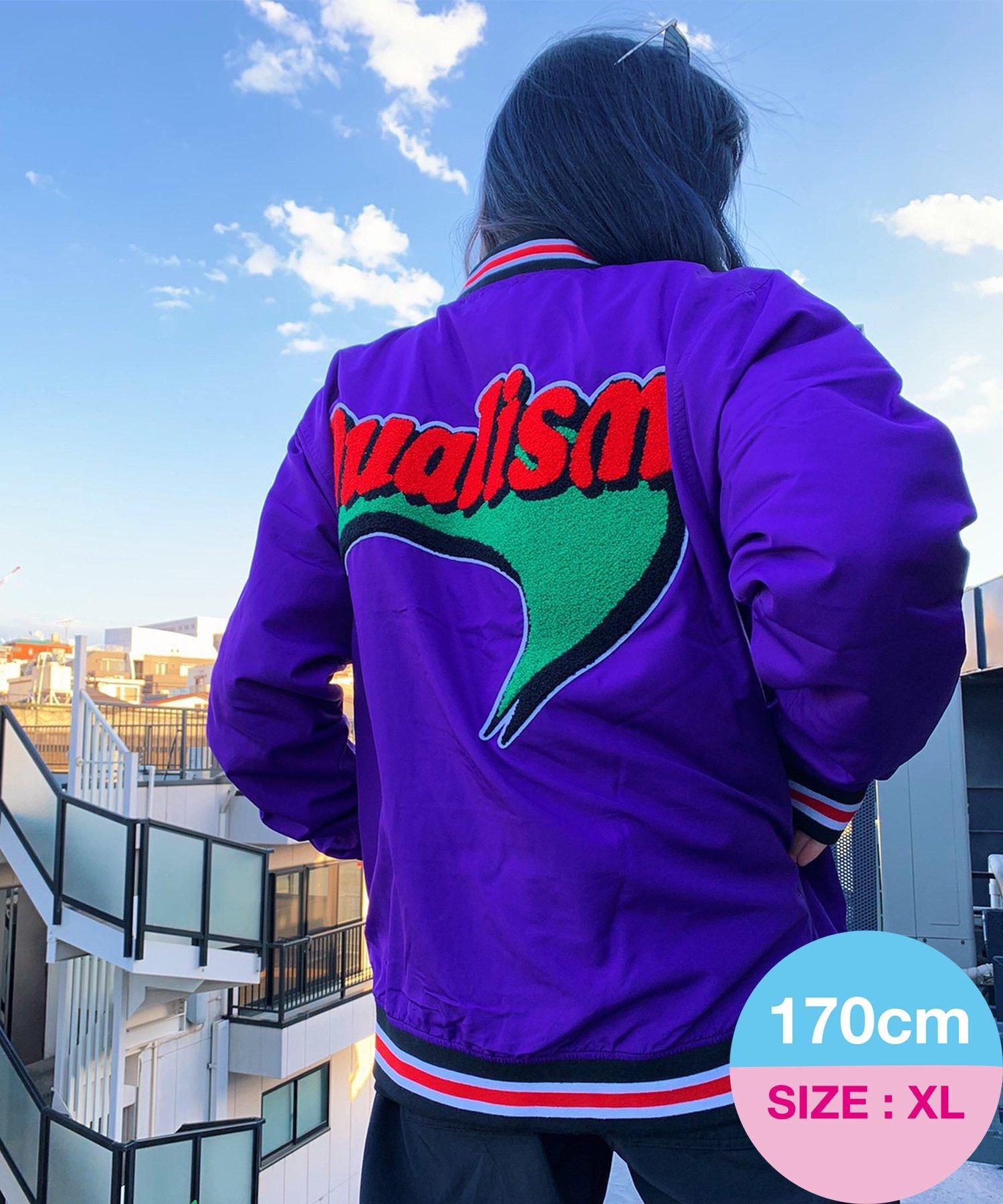 DUALISM/DLSM(デュアリズム) スタジャン BOOMERANG LOGO SATIN DUALISM/DLSM(デュアリズム) スタジャン BOOMERANG LOGO SATIN