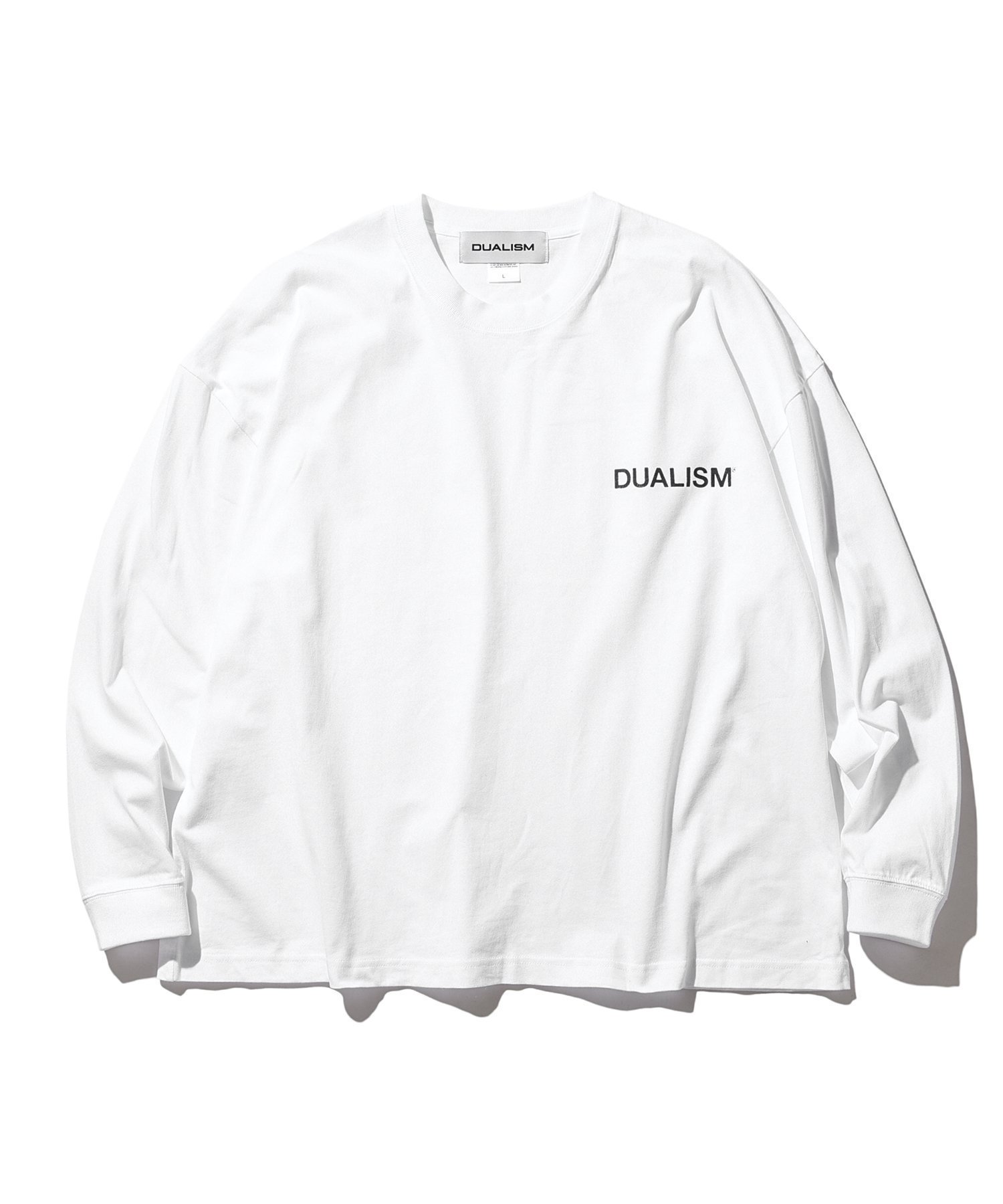 最新入荷 DUALISM 八木勇征着用 ホワイト ロングTシャツ Tシャツ 