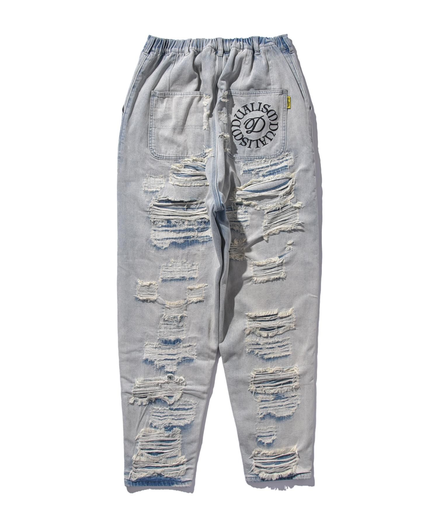 DUALISM HYPER DAMAGE DENIM PANTS ワンサイズ DUALISM/DLSM(デュアリズム)デニム HYPER DAMAGE DENIM PANTS