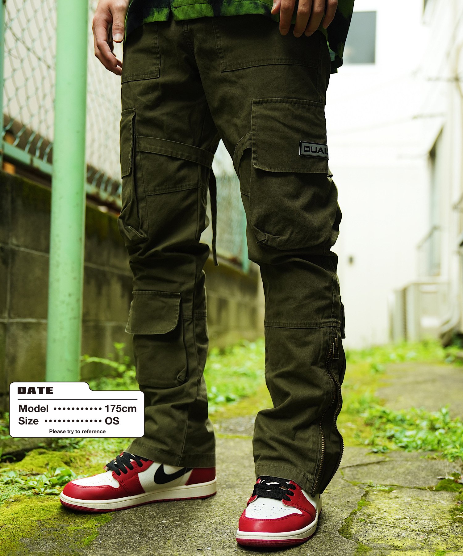 DUALISM(デュアリズム)カーゴパンツ WASHED CARGO SIDE ZIP PANTS 公式 