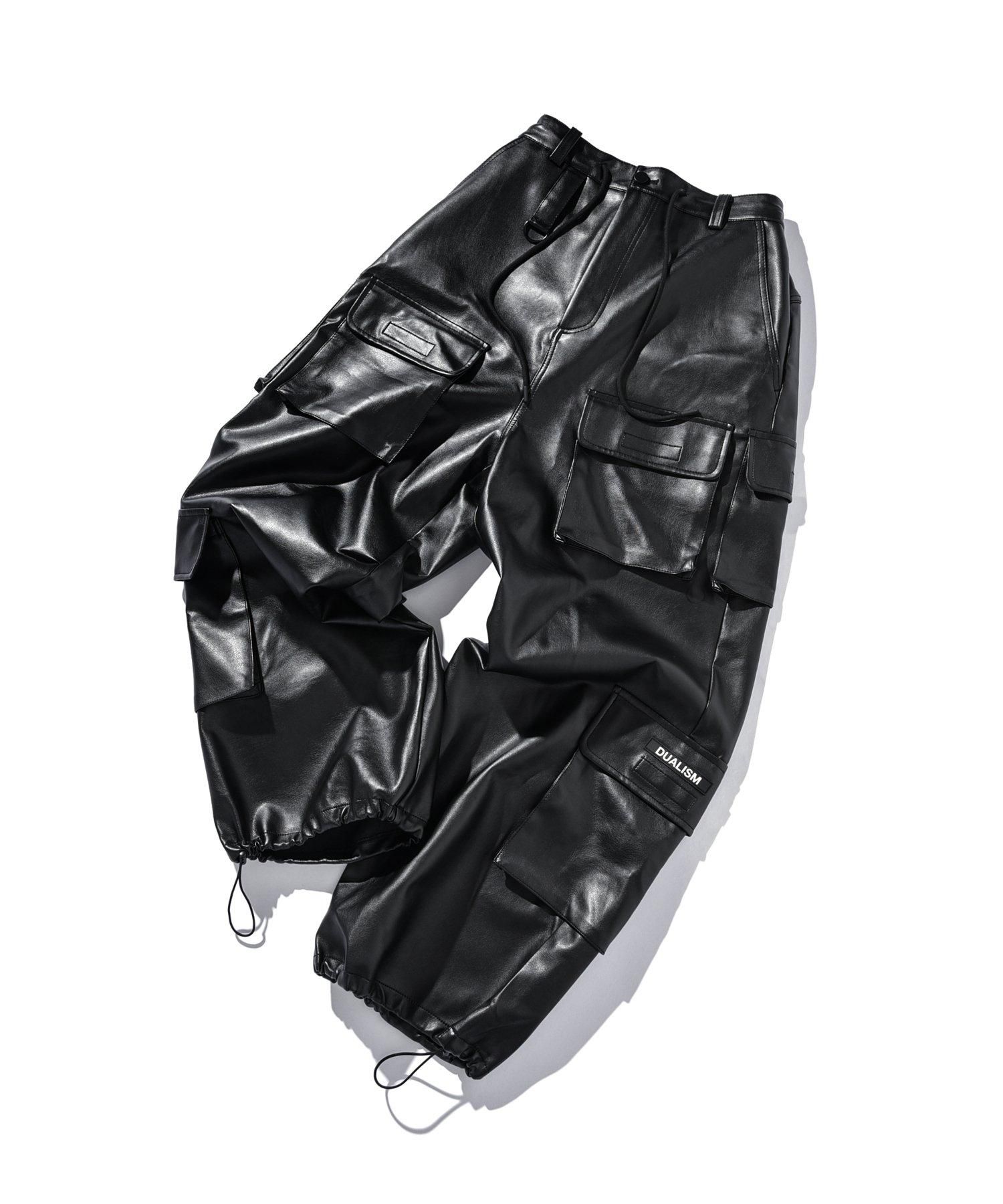 DUALISM/DLSM(デュアリズム) カーゴパンツ TECH PU LEHTER WIDE DUALISM/DLSM(デュアリズム) カーゴパンツ TECH PU LEHTER WIDE